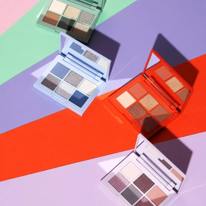 پالت سایه چشم پودری 6 رنگ اسنس مدل Bronzed This Way