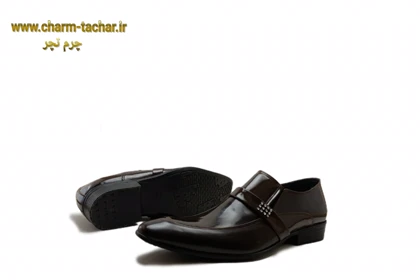 کفش مجلسی ورنی چرم طبیعیbl02