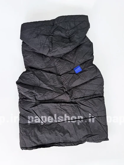 پافر زنانه مشکی کلاهدار