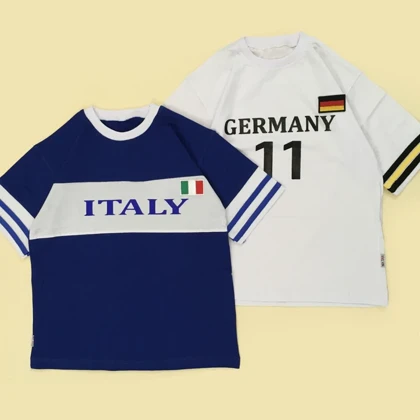 تیشرت تیم ملی آلمان و ایتالیا سایز 55 تا 75