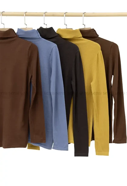 بلوز بافت یقه اسکی وارداتی کد1004582