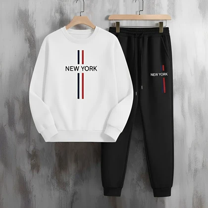 ست مردانه دورس و شلوار new york-چند رنگ