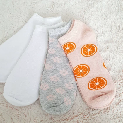 جوراب زنانه اسمارا کد Z-RE43 مجموعه 4 عددی