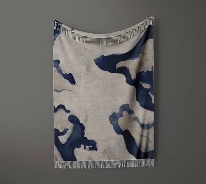 شال مبل ریش دار sofa shawl 264