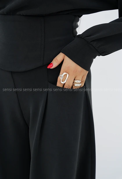 ست کراپ شلوار زنانه اویشو کد1006731