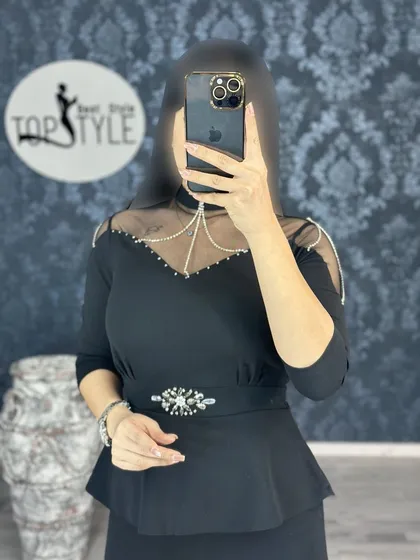 پیراهن کمر نگین : 8567