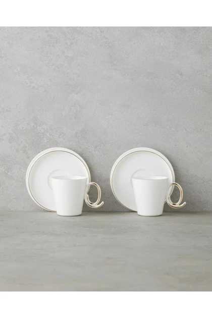فنجان قهوه 6 نفره English Home مدل Ivory پرسلن
