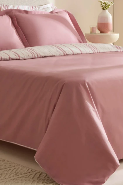 سرویس روتختی دو نفره Karaca Home مدل Cool Stripe پنبه پلی‌استر