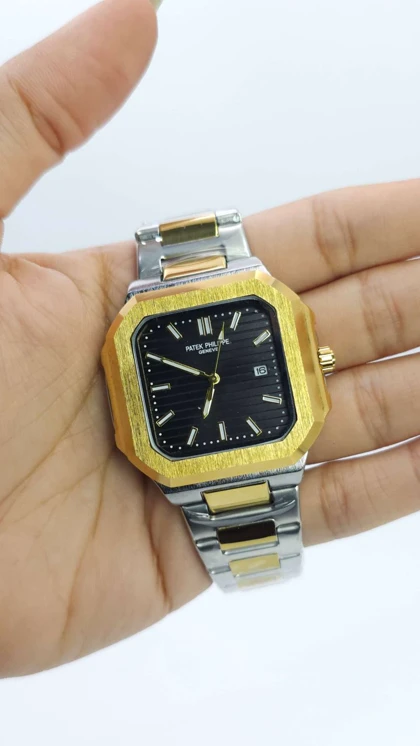 ساعت مچی مردانه پتک فیلیپ Patek Philippe تمام استیل رنگ ثابت