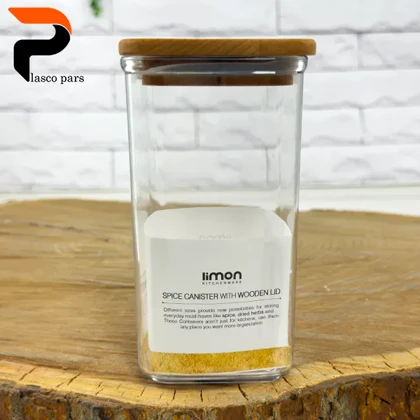 جا ادویه 4گوش درب چوبی 1 سارینا لیمون