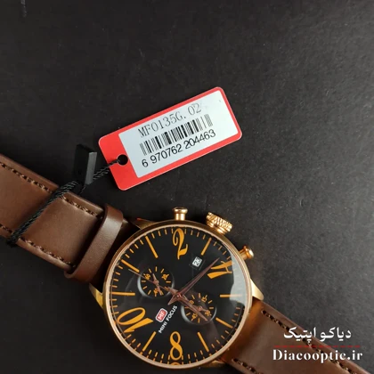 ساعت مچی مردانه اورجینال موتور ژاپن برند مینی فوکوس سه موتور مدل Mf0135G.02 بند چرم