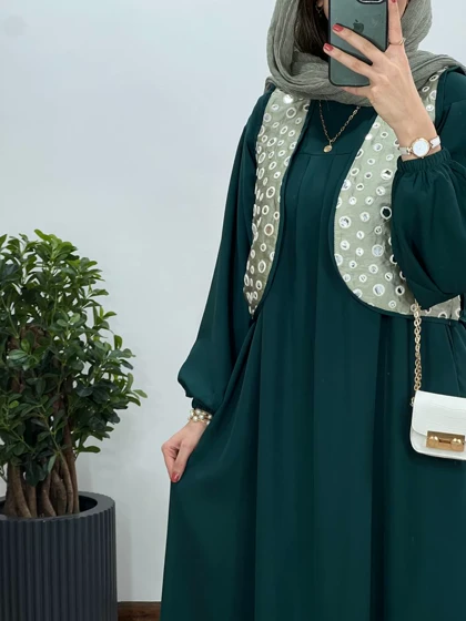 ست پیراهن و وست سوزان(ایراد دار)