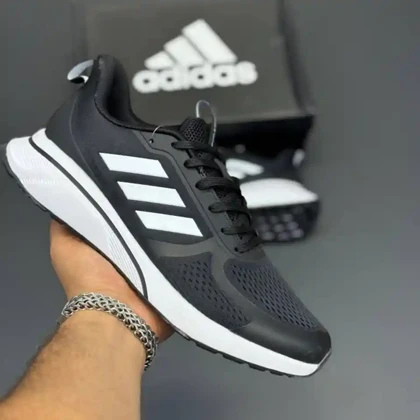 کفش آدیداس کلود فوم TND مشکی سفید Adidas Cloudfoam TND Black White