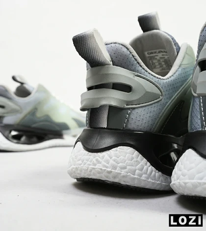کفش کتانی مردانه سبز خاکستری مشکی ADIDAS Customize Run