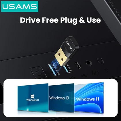 دانگل بلوتوث یو اس بی یوسامز USAMS مدل ZB321 با نسخه 5.1