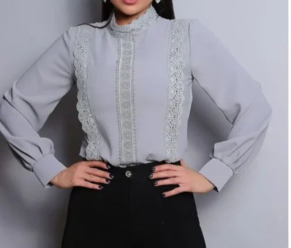 شومیز گیپوری کد 1123