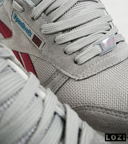 کفش کتانی طوسی قرمز مردانه Reebok LEGACY
