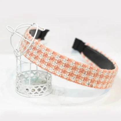 تل چهارخانه ای گلبهی فانتزی باز