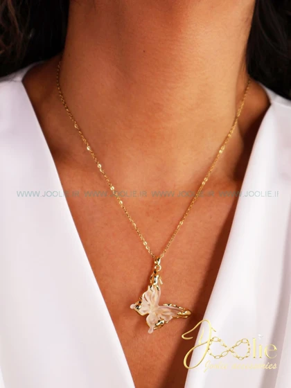 گردنبند زنانه باترفلای کد N3118