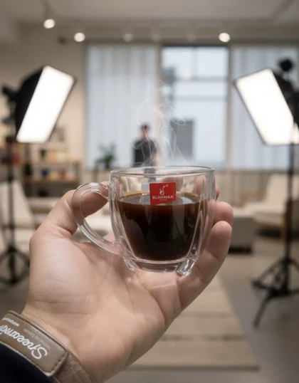 لیوان چای دسته دار 6 عددی