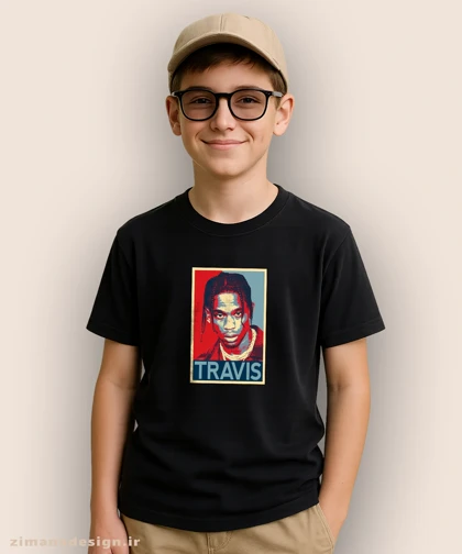 تیشرت بچگانه طرح تراویس اسکات کد 942