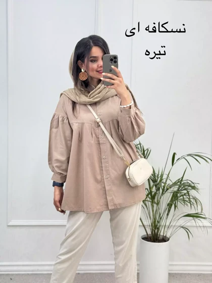 مانتو شومیزی ناز ( دارای ایراد جزئی )