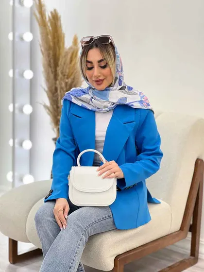 مانتو مازراتی دو دکمه بغل چاک