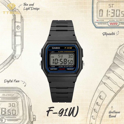 ساعت مچی کاسیو CASIO F-91W-1