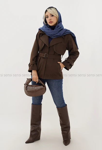 بارانی آستر دار ژیله دالبر@@کد1005035