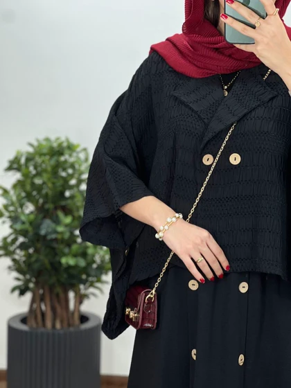ست کت کوک دوزی و دامن بابونه 1