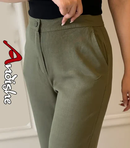 شلوار زنانه لینن بگ هلما