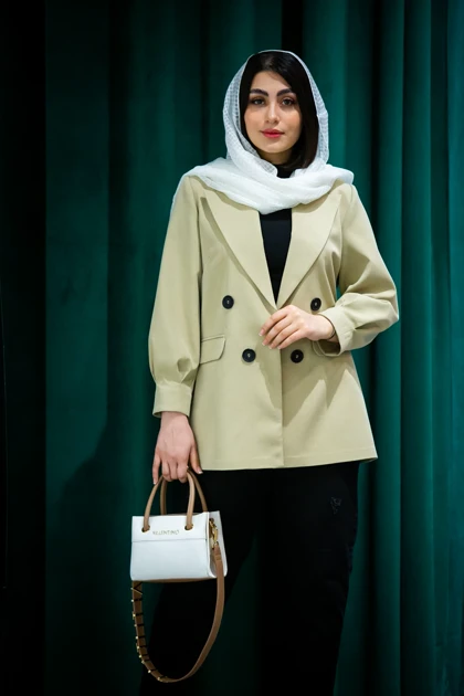 مانتو کت مچ پیلی ملانژ