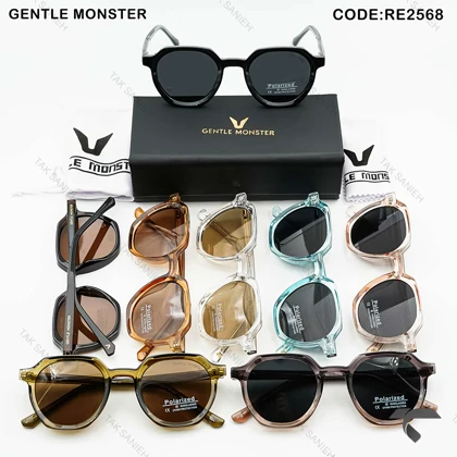 عینک دودی جنتل مانستر RE2568-1 پلاریزه مشکی GentleMonster-10126-U