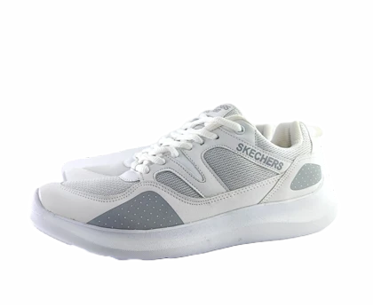 کفش اسپرت و روزمره مردانه برند اسکچرز Skechers مدل کوانتوم سفید کد 249