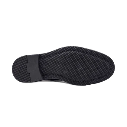 بوت مردانه مدل نیم ساق دو بر زیپ رنگ مشکی کد 22949