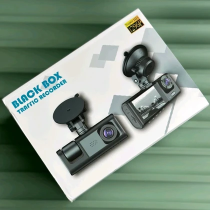 دوربین ثبت وقایع خودرو بلک باکس BLACK BOX سه لنزه
