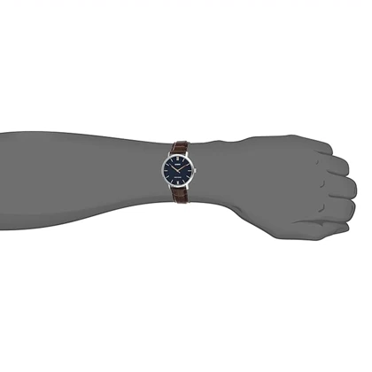 ساعت مچی مردانه کاسیو Casio مدل MTP-VT01L-2BUDF با بند چرمی کلاسیک