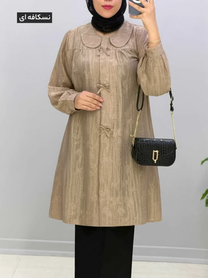 مانتو بلند لینن پاپیکو کد 2011814