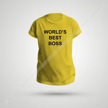 تیشرت Office طرح World's Best Boss