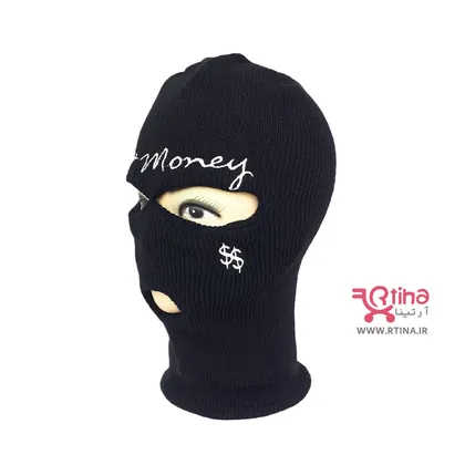 کلاه سه سوراخه /کلاه فیس مشکی زنانه و مردانه/ مدل Get Money