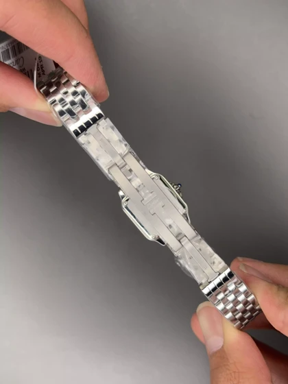 ساعت مچی کارتیه پنتر بند سیلور صفحه سفید Cartier Panthere