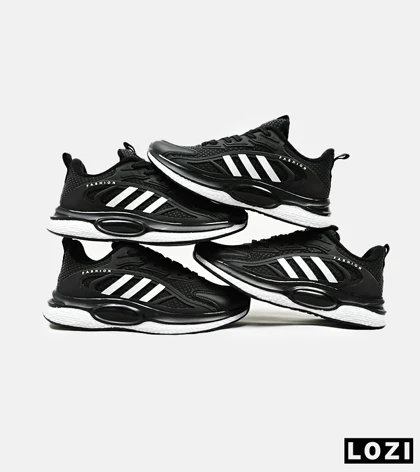 کفش کتانی مردانه مشکی سفید ADIDAS UltraBoost