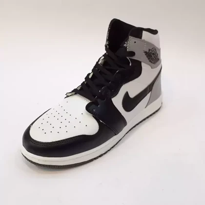 کفش راحتی مردانه نایکی مدل ایر جردن طوسی مشکی