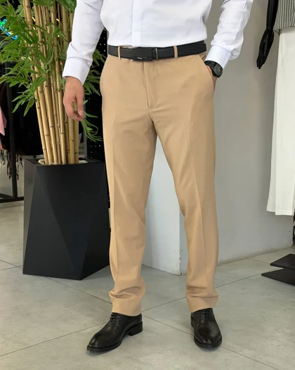 شلوار پارچه ای بزیاق ساده