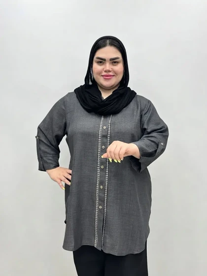 شومیز سایز بزرگ زنانه دونه عدسی