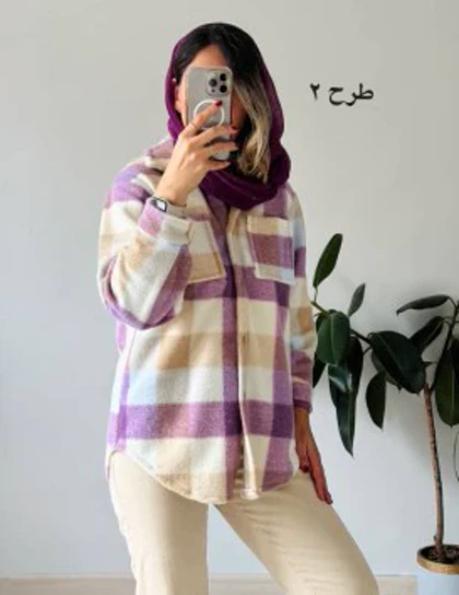 شکت پشمی چهارخونه کیمیا