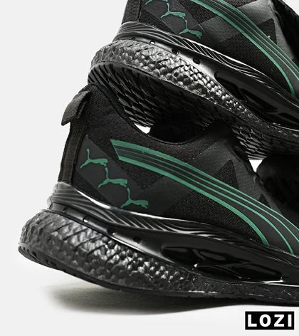 کفش کتانی ورزشی مشکی سبز مردانه PUMA