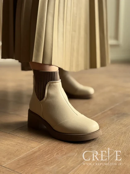 نیم بوت کشبافت پاشنه 5/5 سانت