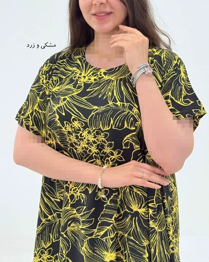 پیراهن نخی زنانه کد 1738