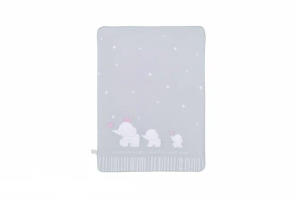 پتو دورپیچ نخی فیل صورتی رزبرن ENDLESS LOVE-GIRL